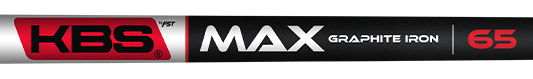 KBS - MAX 65 -R Flex (65g) - Launch High (+$25/club)